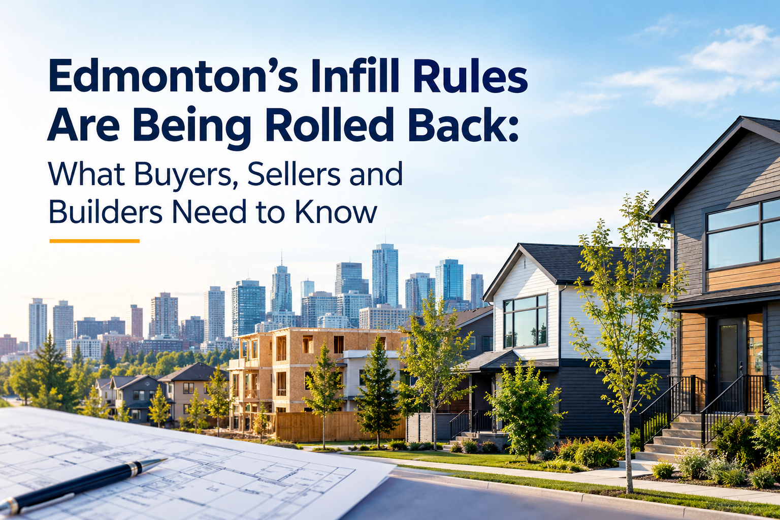 What Edmonton’s Infill Rollback Means If You Already Own a Home